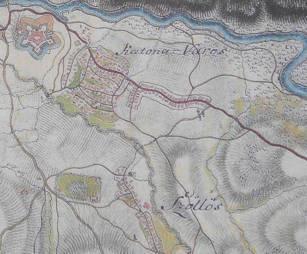 Harta Oradiei la 1782-1785