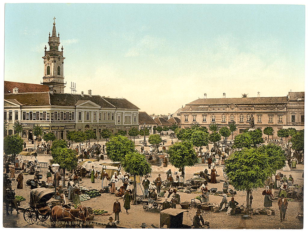 Piata Sf.Ladislau la inceputul anilor 1900