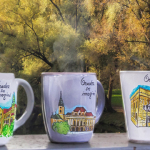 Din pasiune pentru orașul nostru: Căni pictate Oradea în imagini