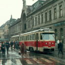 Cu tramvaiul pe corso