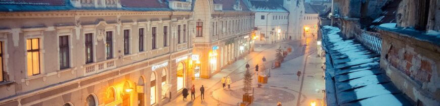 Strada Republicii, seara