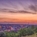 Oradea la apus