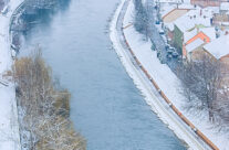 Crisul Repede privit din Turnul Primariei