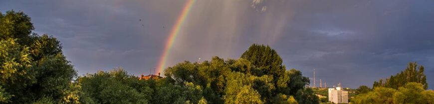 Curcubeu peste Crisul Repede