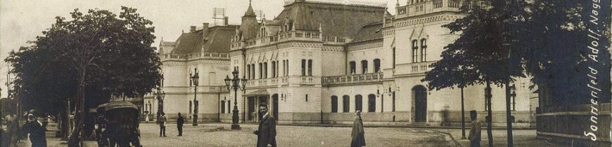 Gara din Oradea la începutul anilor 1900