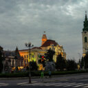 Piata Unirii, panorama by night
