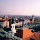 Piata Unirii vazuta din Turnul Primariei
