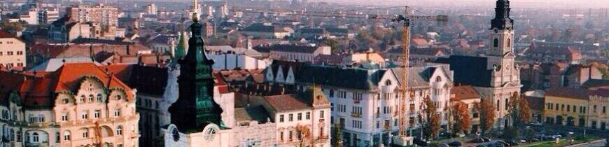 Piata Unirii vazuta din Turnul Primariei