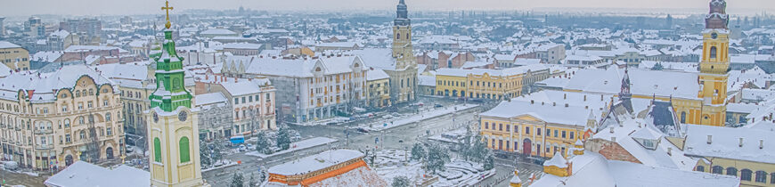 Iarna, din Turnul Primariei