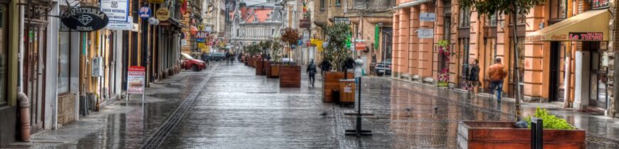 O zi ploioasa pe corso