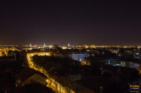 Oradea noaptea privita de sus