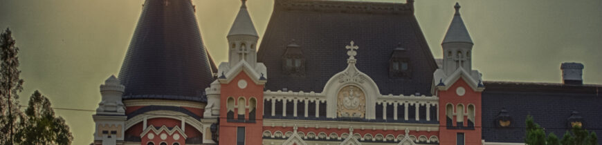 Palatul Episcopal Greco-Catolic la apus