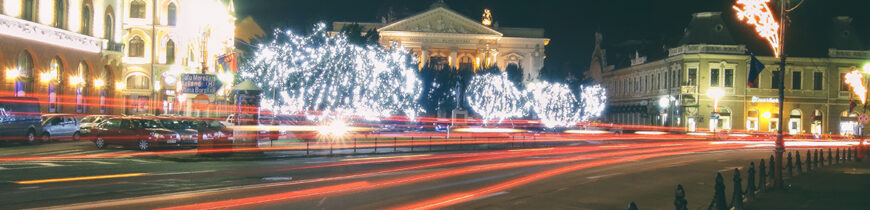 Piața Ferdinand în zi de sărbătoare