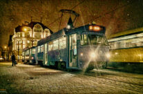 Tramvaiul orădean pictat