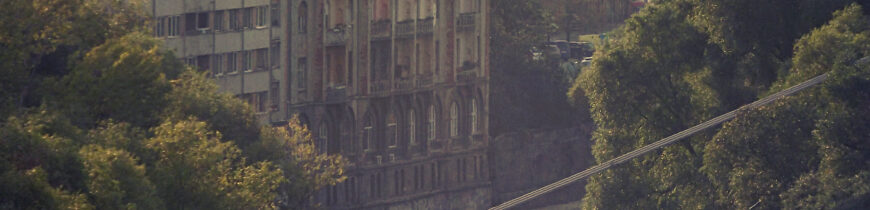 Podul Intelectualilor vazut de sus