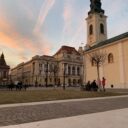 Primăria Oradea și Biserica Romano-Catolică „Sfântul Ladislau”